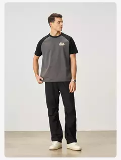 SIMWOOD 2025 novedad de verano 240gsm sensación fresca Sorona camisetas de tela hombres de gran tamaño manga raglán deportes atléticos gimnasio entrenamiento Tops on internet