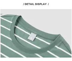Semir-Camiseta de manga corta para hombre, Top clásico a rayas, camiseta ajustada, novedad de verano 2024 - buy online