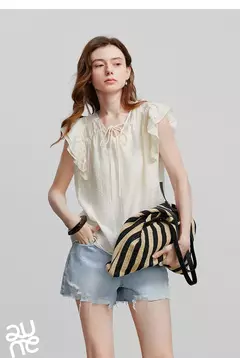 TOYOUTH Blusa Mujer Camisa 2025 Verano Nueva Camisa 8522002 - Eleganzie