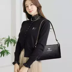 Bolsos de hombro tipo bandolera de piel sintética de alta calidad para mujer, bolsos de lujo para madre 2025, bolso de mano tipo mensajero para mujer, bolso de mano de dos capas - comprar en línea