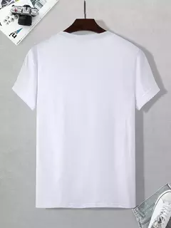 Camiseta holgada de verano 100 algodón con estampado OK para hombre, Tops de diseño moderno, camiseta de manga corta de calle, ropa de algodón