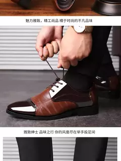 Zapatos de boda Baita para hombre, calzado informal de cuero, Formal, de negocios, talla grande en internet