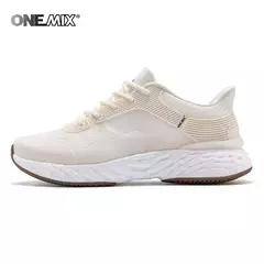 ONEMIX, zapatillas blancas para correr para hombre, zapatillas deportivas para exteriores para mujer, zapatillas deportivas para caminar para maratón, calzado para viajes, senderismo y trotar - comprar en línea