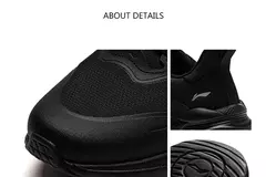 Li-ning hombres LN FLOW zapatos para correr TUFF RB cojín cómodo forro transpirable zapatillas deportivas de ocio AGLU089