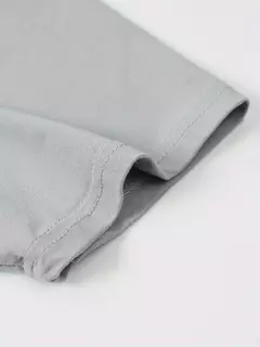 Image of Camiseta de manga corta con cuello redondo y estampado de letras 100% algodón de talla grande informal de verano para hombre