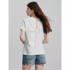TOYOUTH Camiseta de manga corta para mujer, camisetas nuevas de primavera 2025 8521011 - tienda en línea