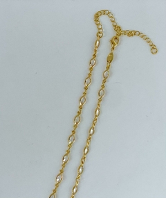 Choker com pontos de zirconia na internet