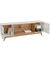 Rack Retro 1,80 MT cor Off White com Freijó - R418 na internet