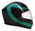 Casco Vertigo V32 Warrior Celeste