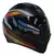 Casco Moto Integral Vértigo V50 Phantom Naranja Fluo Mate - comprar online