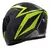 Casco Integral Moto Vertigo V32 Influence Amarillo-ngo Mate
