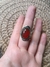 Anillo alpaca cornalina
