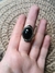 Anillo alpaca obsidiana