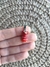 Dije escalla coral rojo
