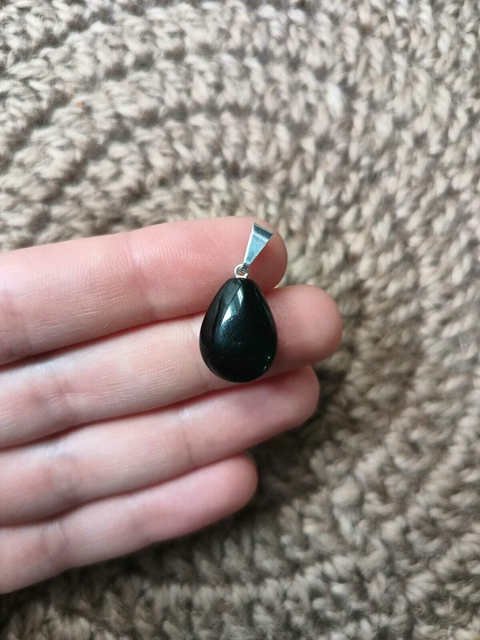 Dije gota mini obsidiana