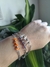 Pulsera acero escalla cuarzo rosa - comprar online