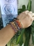 Pulsera macramé escalla obsidiana - comprar online