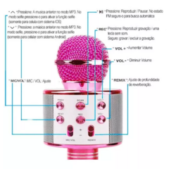 Microfono con Parlante Inalambrico Bluetooth - mundo mercado