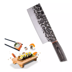 Cuchillo Hacha Grande Mango de Madera