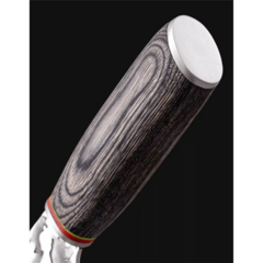 Cuchillo Hacha Grande Mango de Madera - mundo mercado