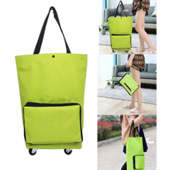 Bolso De Compras Plegable Con Ruedas - mundo mercado