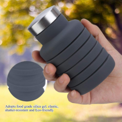 Botella Silicona Plegable 355 Ml Tapa A Rosca - comprar online