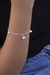 Pulseira 3 Ping Coração Dobradura