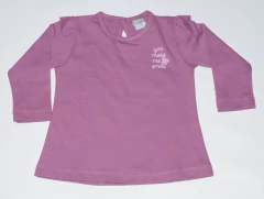 Remera manga corta bb rosa - comprar online