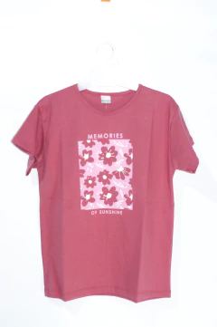 Remera manga corta Jr Rojo claro - comprar online