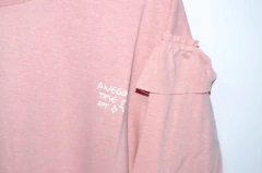 Remera manga larga Jr Rosa viejo en internet