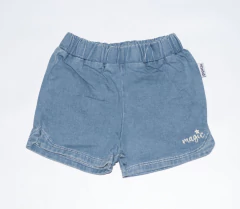 short de jeans bebé azul - comprar online