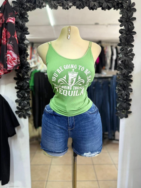 Blusa de tirantes