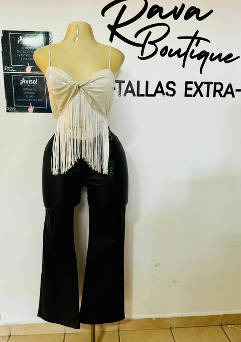 Top con flecos - comprar en línea