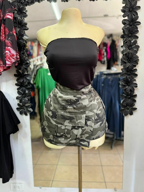 Short falda militar