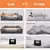 Cama ortopédica extragrande impermeable para perro, ropa de cama de espuma de e