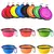 Alimentador portátil plegable de silicona para perros y gatos, recipiente 2 en