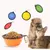 Alimentador portátil plegable de silicona para perros y gatos, recipiente 2 en - tienda en línea