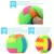 Bolas para perros con puntas, bola para masticar para mascotas brillante, bola M
