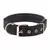 Collar de nailon ajustable para mascotas, correa circular para el cuello con ani