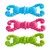 Juguete para masticar perros de colores brillantes, Material Tpr, forma de lango - comprar en línea