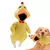 Pollo chillón de dibujos animados para mascotas, juguete interactivo para masti