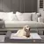 Bolster-cama ortopédica de espuma viscoelástica para perros extragrandes, cama - Tienda Perrionni