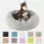 Cama redonda grande para perros, Donut, cesta de felpa para perros medianos, acc - comprar en línea