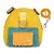 Mochila con arnés para perro, Bolsa Escolar para cachorros, diseño de anillo d - tienda en línea