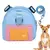 Imagen de Mochila con arnés para perro, Bolsa Escolar para cachorros, diseño de anillo d