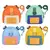 Mochila con arnés para perro, Bolsa Escolar para cachorros, diseño de anillo d