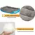 Cama cuadrada de felpa para mascotas, colchoneta lavable de verano, colchón imp