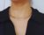 Colar Choker Corrente de Elos com Detalhe na internet