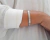 Bracelete em Aço Inoxidável Pontos de Luz na internet
