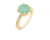 Anel Fusion Verde Redondo com microzircônias - comprar online